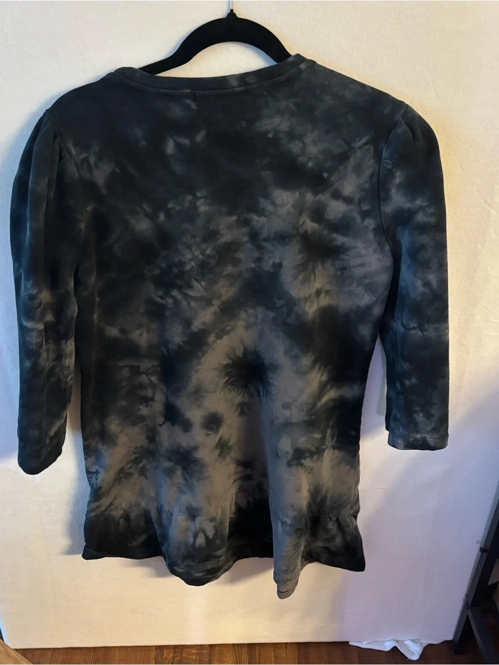 Sanctuary navy puff sleeve dress Sz M - Picture 3 of 5